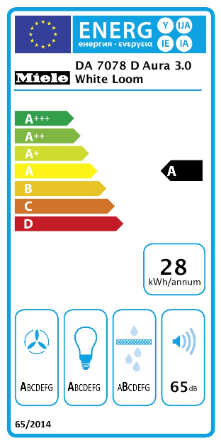 da 7078 d aura 30 white loom-energylabel